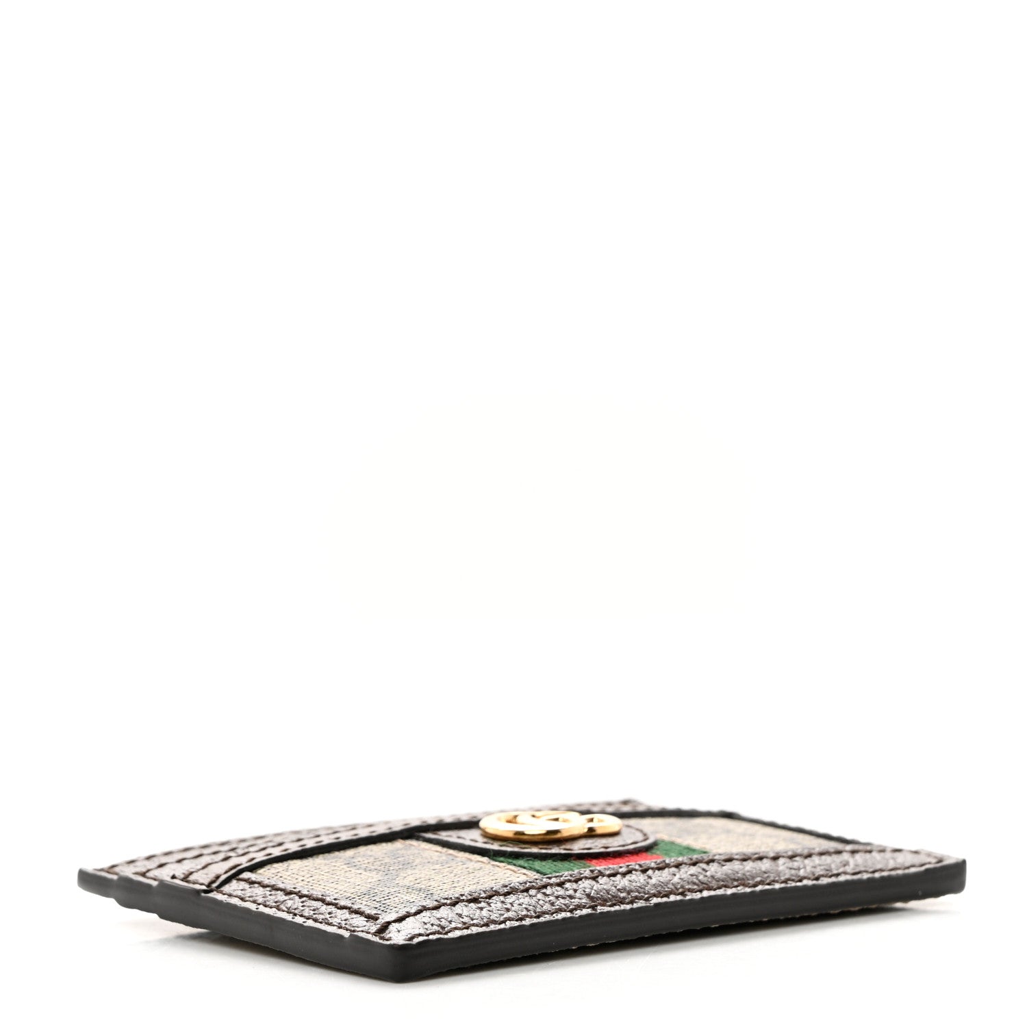 Gucci GG Supreme Monogram Ophidia Card Holder Brown 4 of 7