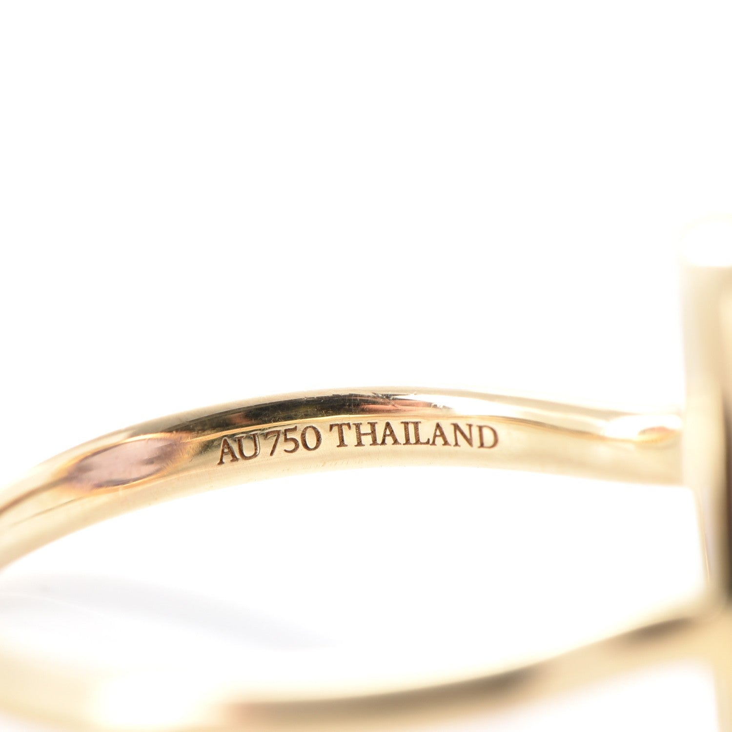 Tiffany 18K Yellow Gold Amethyst Paloma Picasso Olive Leaf Ring 7 5 of 5