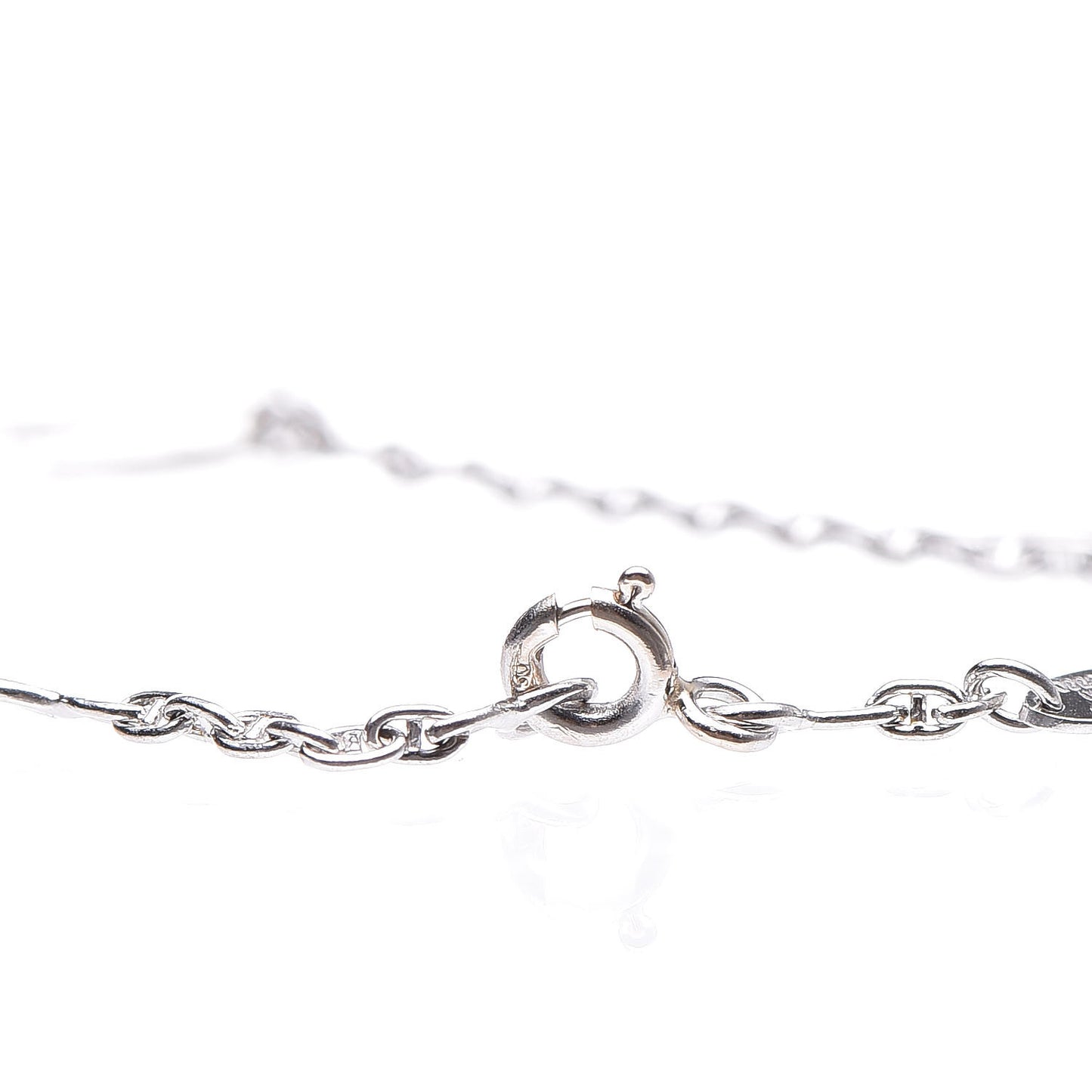 18K White Gold Dada Baby Rocking Horse Charm Bracelet