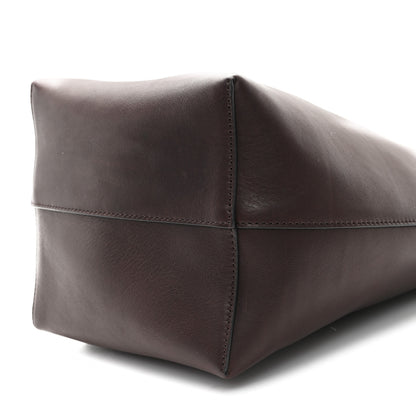 The Row Polished Saddle Calfskin Medium N/S Park Tote Chestnut 9 of 10