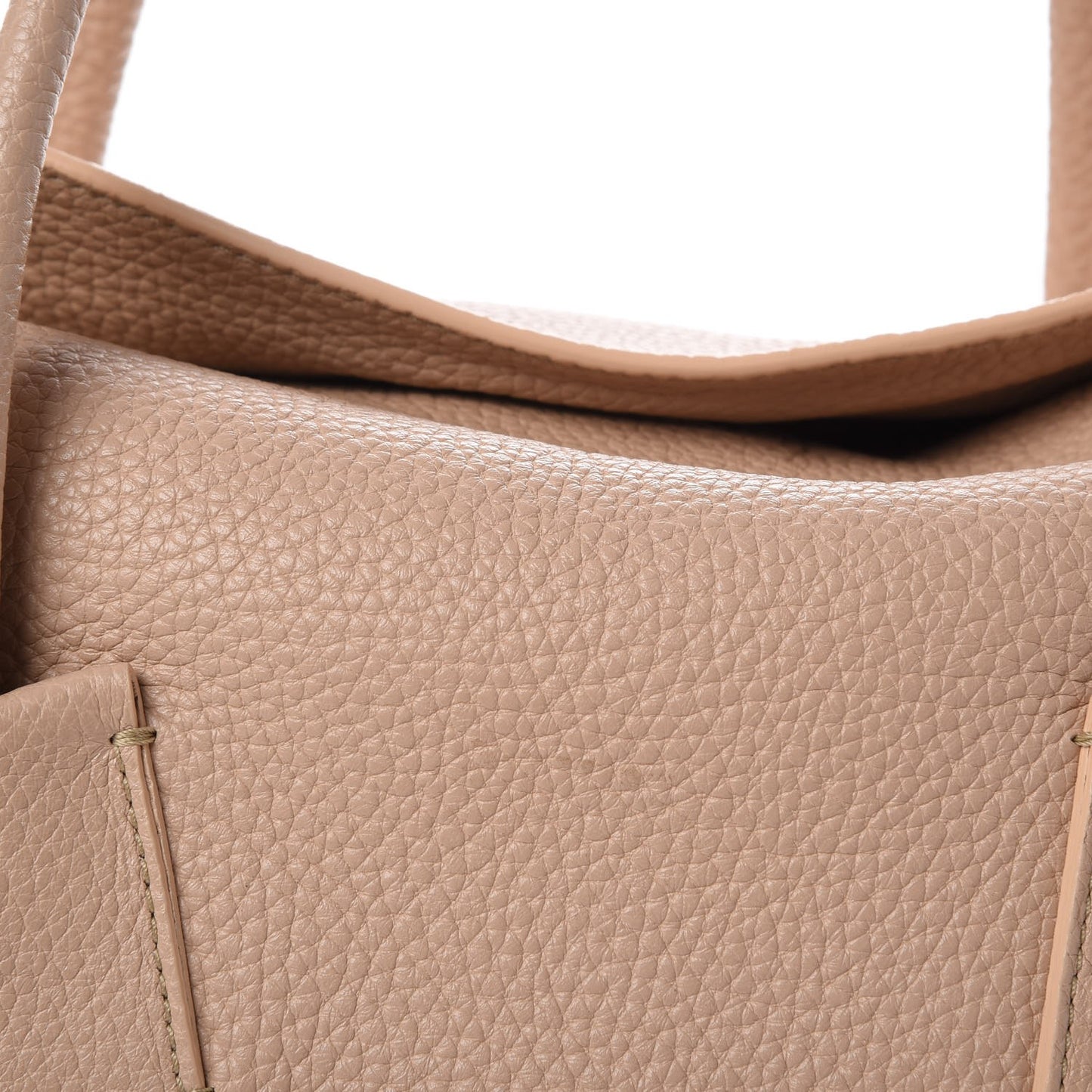 London Grainy Calfskin Medium Baynard Tote Light Nude