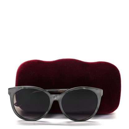 Gucci Acetate Round Frame Sunglasses GG3833FS Grey Pearl 7 of 7