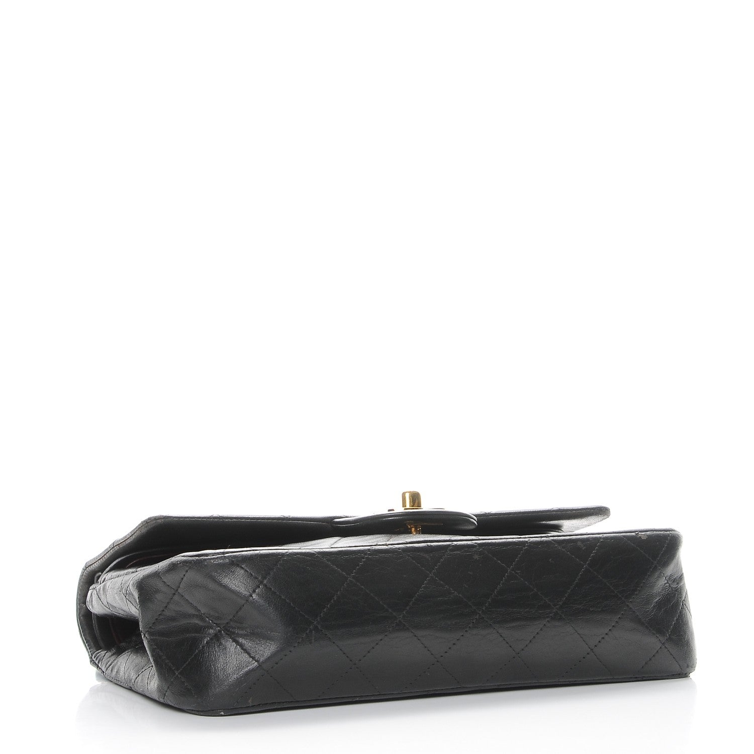 Chanel Lambskin Quilted Medium Double Flap Black 5 of 11