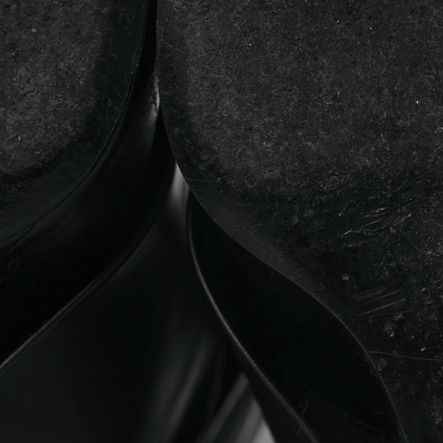 Calfskin Shark Lock Pant Boots 36 Black