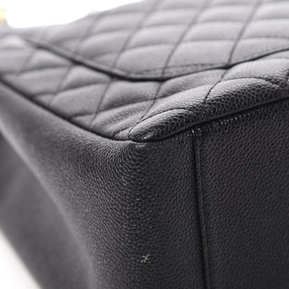 Chanel Caviar Quilted Grand Shopping Tote GST Black 12 of 14
