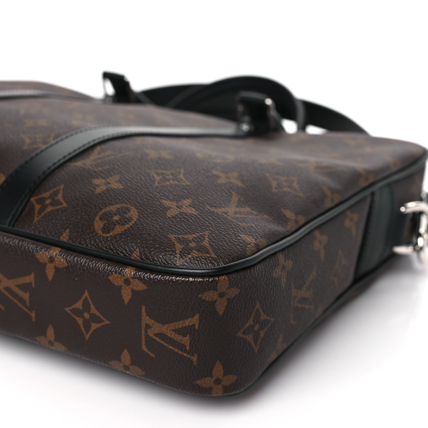 LOUIS VUITTON Monogram Macassar Porte-Documents Voyage PM