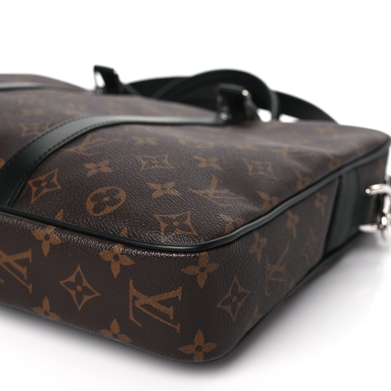 Louis Vuitton LOUIS VUITTON Monogram Macassar Porte-Documents Voyage PM 8 of 8