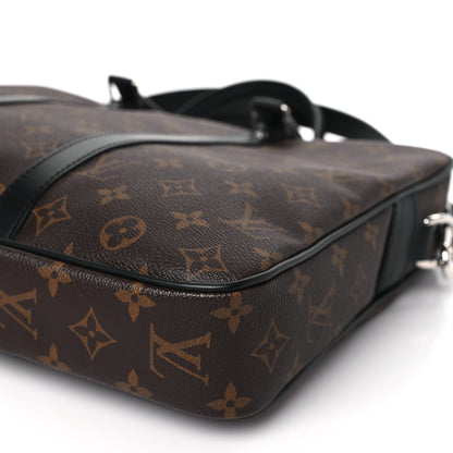 Louis Vuitton LOUIS VUITTON Monogram Macassar Porte-Documents Voyage PM 8 of 8