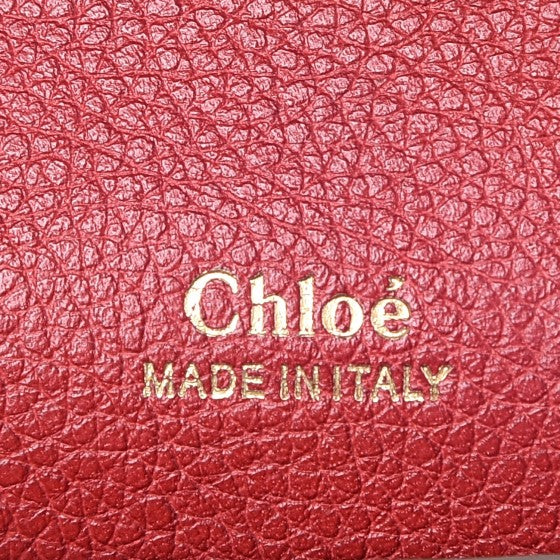Chloe Calfskin Mini Clare Shoulder Bag Red 6 of 7