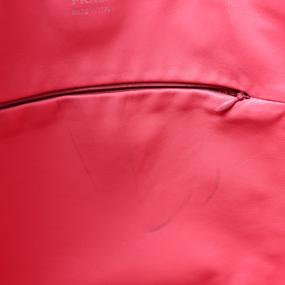 Prada Nappa Antique Reversible Tote Black Pink 20 of 22