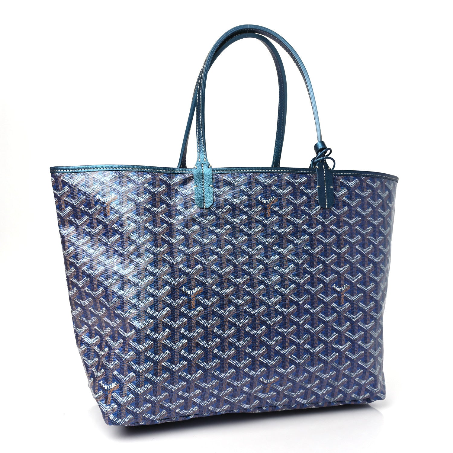 Goyard Iridescent Goyardine Saint Louis PM Pearly Blue 4 of 10