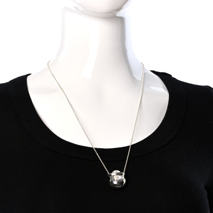 Tiffany Sterling Silver Elsa Peretti Bottle Inro Pendant Necklace 3 of 5