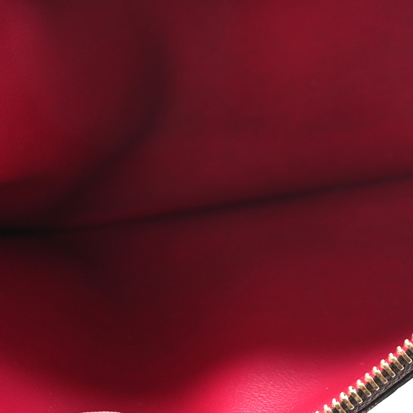 Monogram Felicie Chain Wallet Zippered Insert Fuchsia