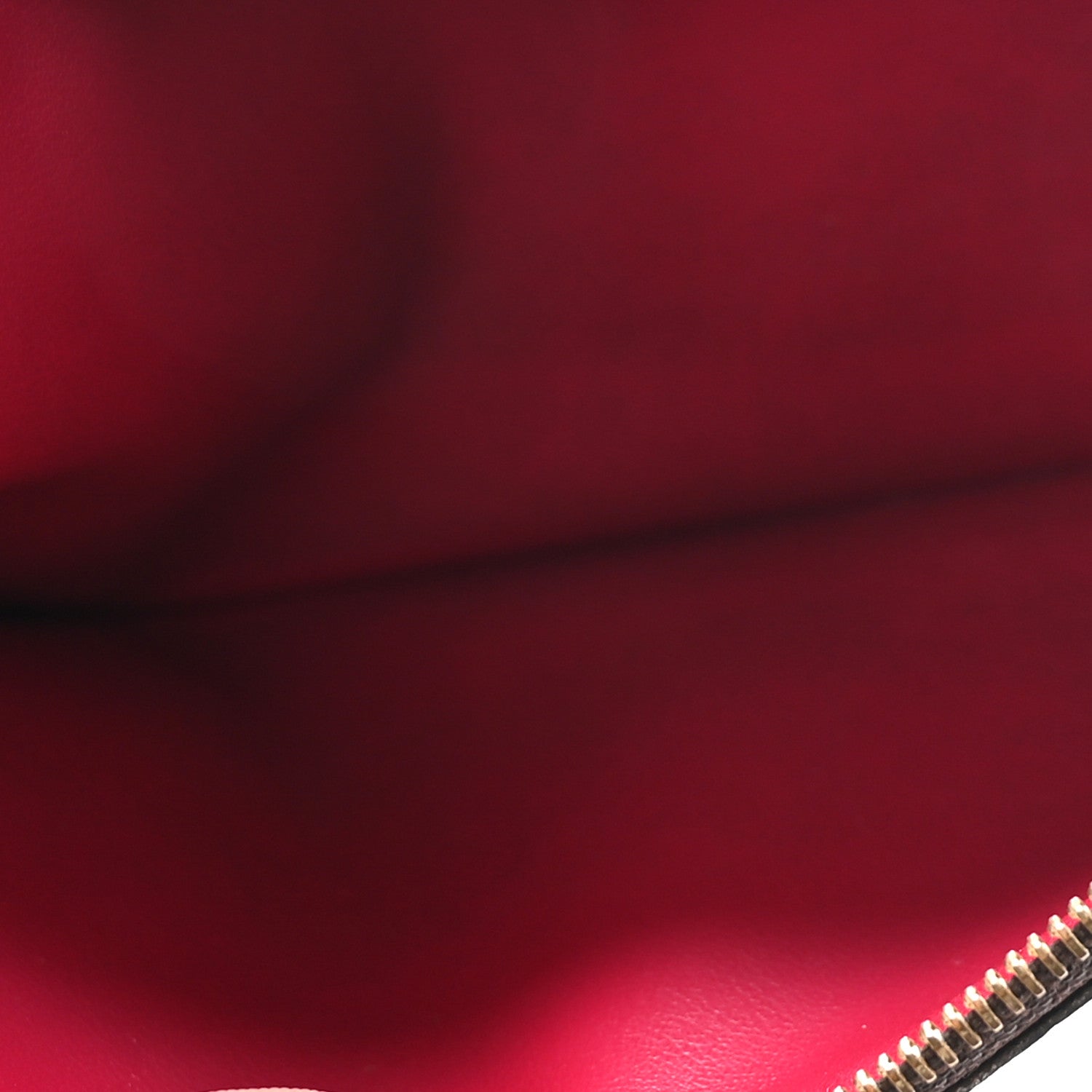 Louis Vuitton Monogram Felicie Chain Wallet Zippered Insert Fuchsia 5 of 8