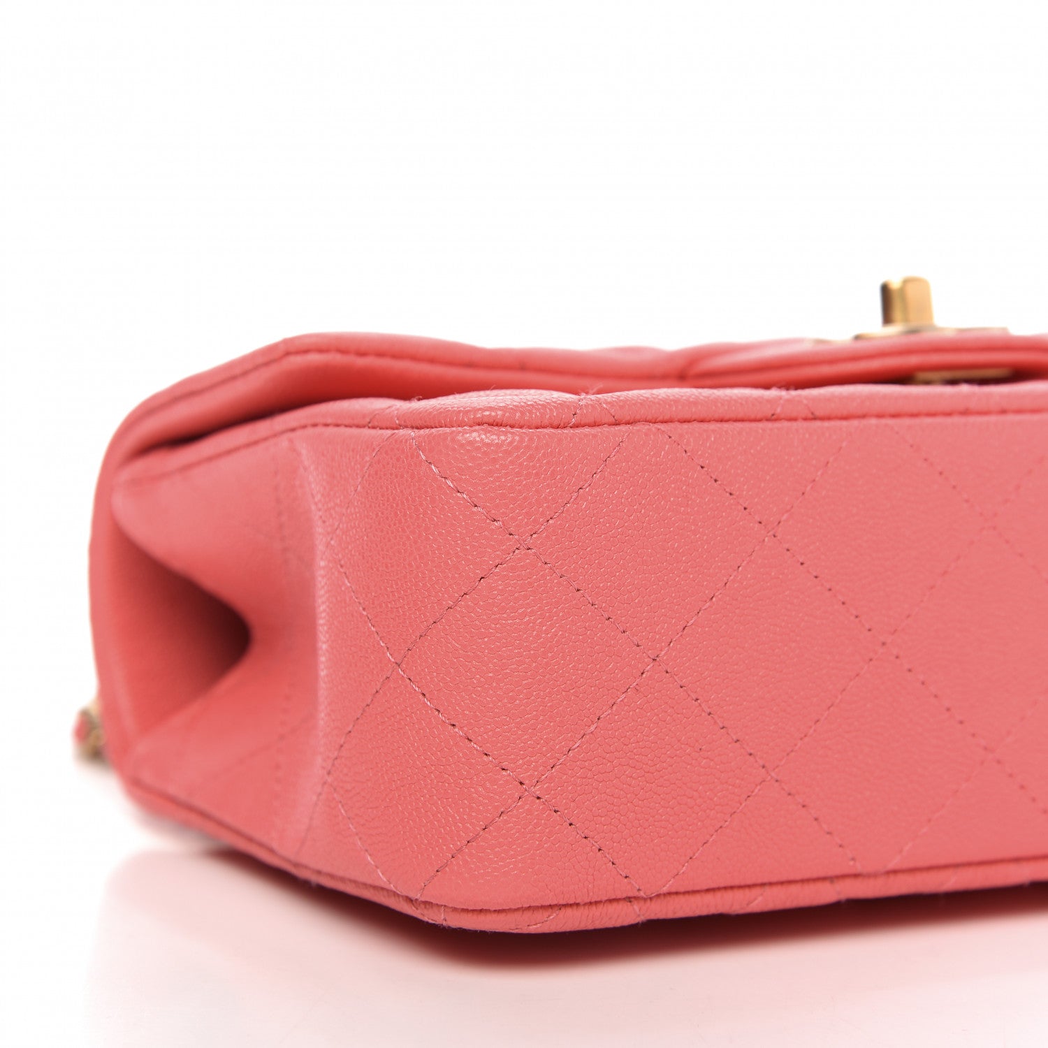 Chanel Caviar Quilted Mini Top Handle Rectangular Flap Pink 6 of 12