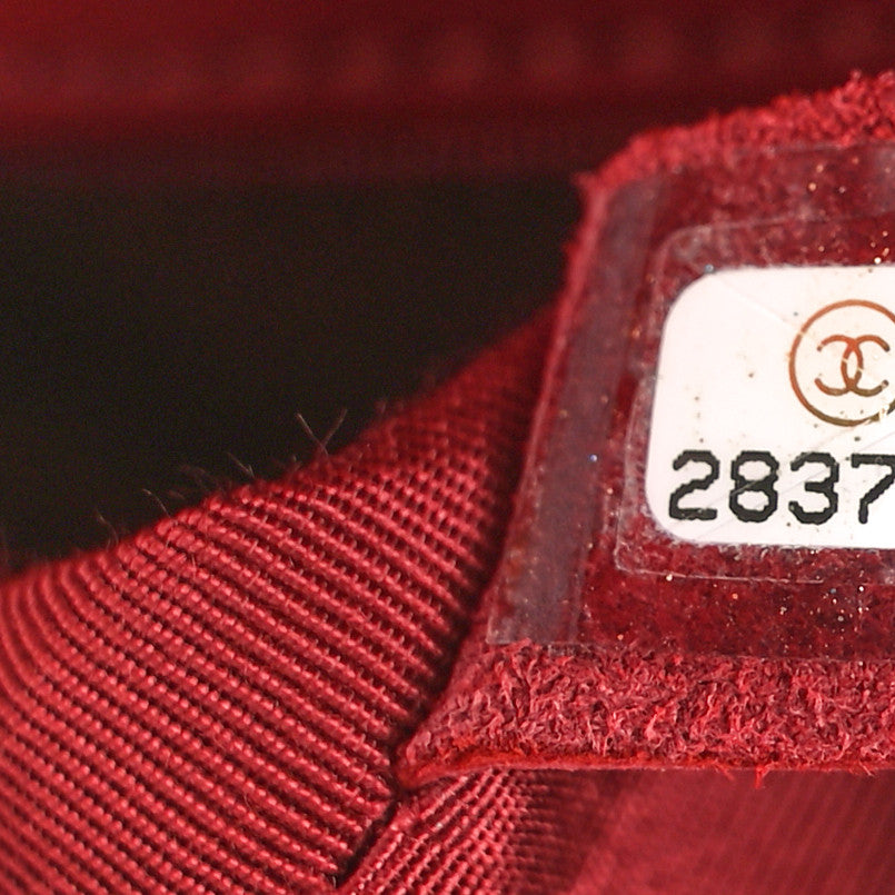 Chanel Lambskin Quilted Medium Boy Flap Dark Red 7 of 10