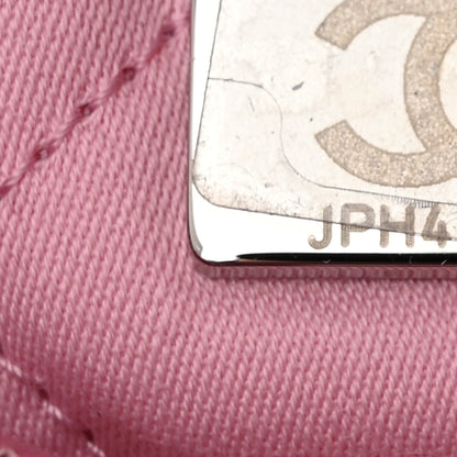 Chanel Metallic Lambskin Lacquered Monochrome Quilted Mini Chanel 22 Pink 7 of 10