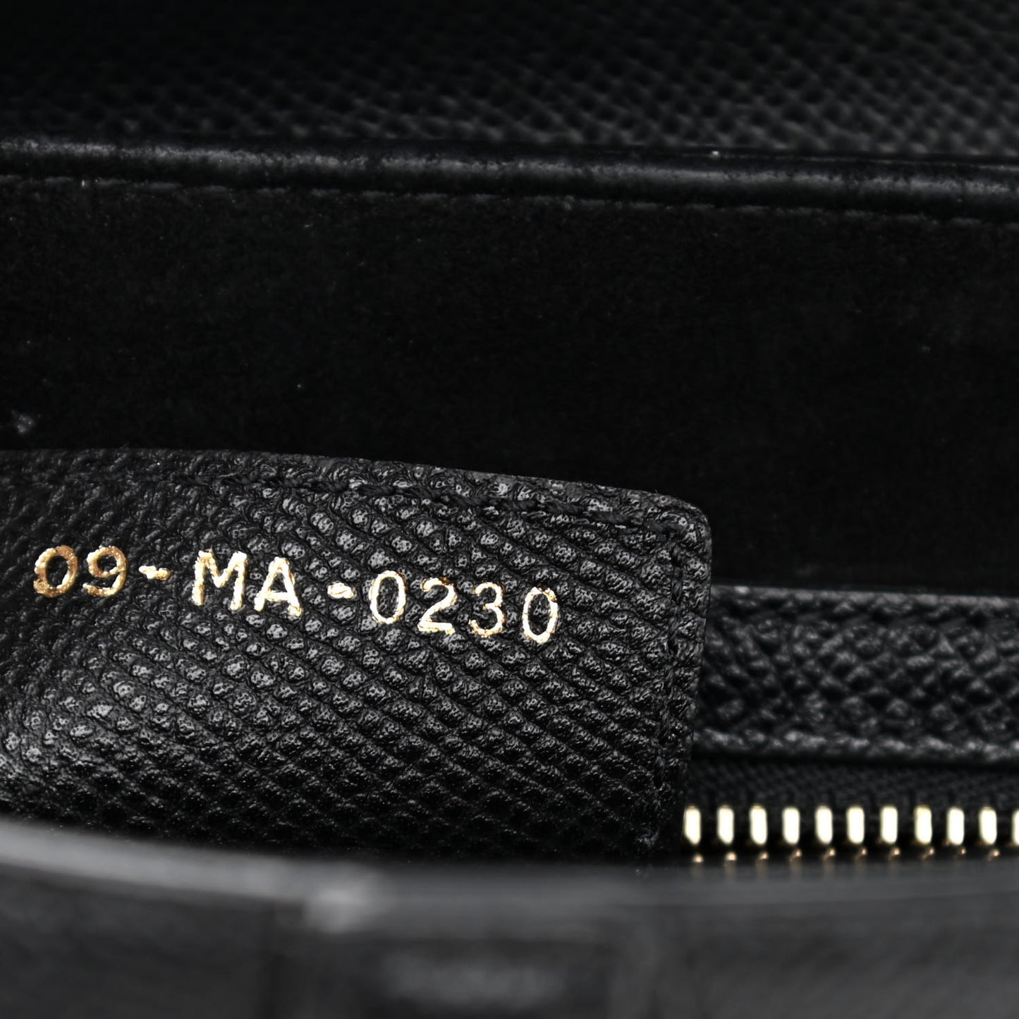 Grained Calfskin Saddle Bag Black