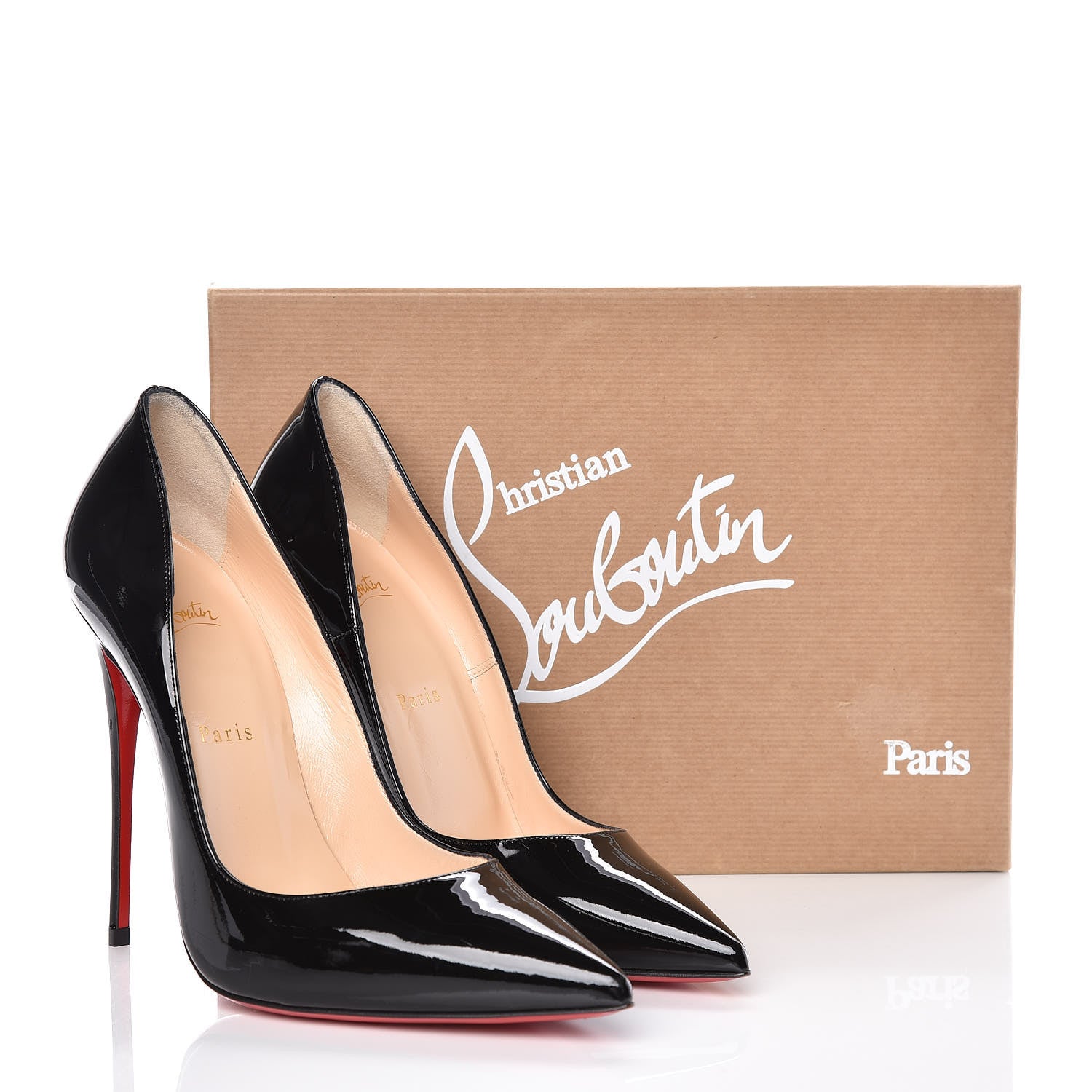 Christian Louboutin Patent So Kate 120 Pumps 39.5 Black 10 of 10