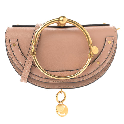 Chloe Calfskin Small Nile Bracelet Minaudiere Bag Biscotti Beige 1 of 13