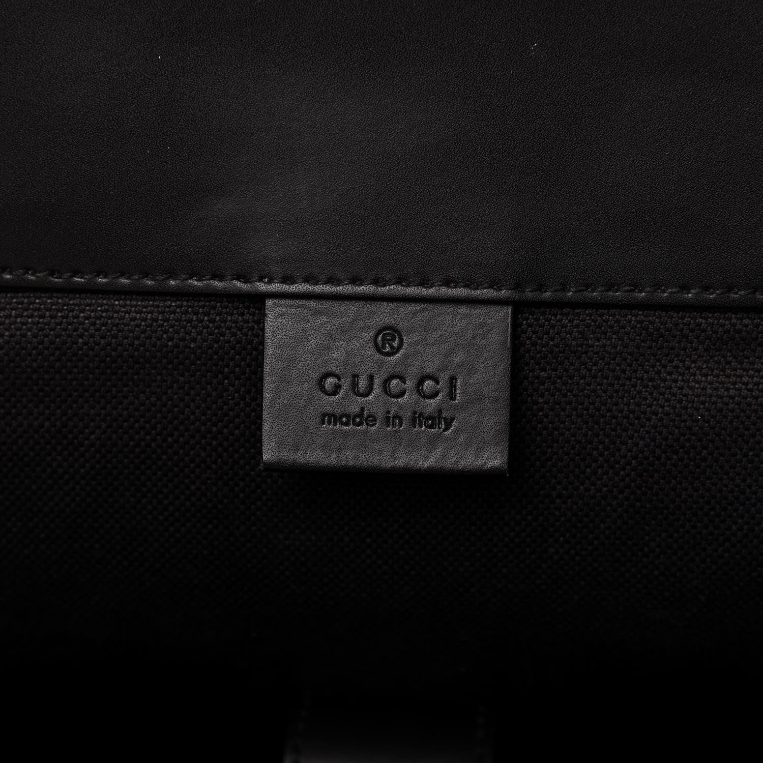 Gucci Soft GG Supreme Monogram Appia Calfskin Web Double Buckle Backpack Black 8 of 10