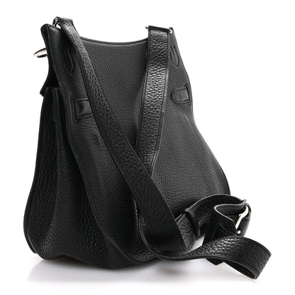 Hermes Taurillon Clemence Jypsiere 28 Black 3 of 11