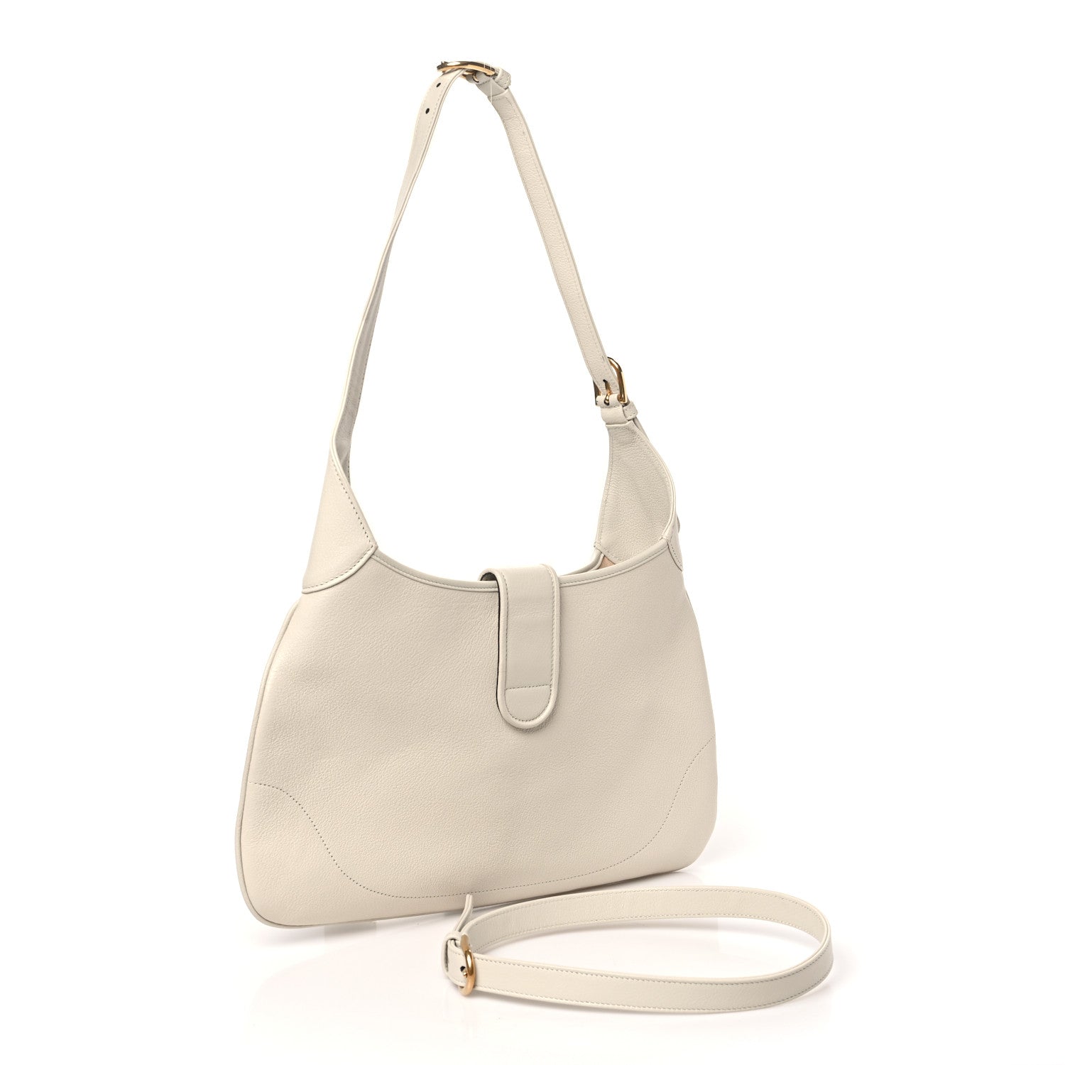 Gucci Goatskin Medium Aphrodite Shoulder Bag Mystic White 3 of 12
