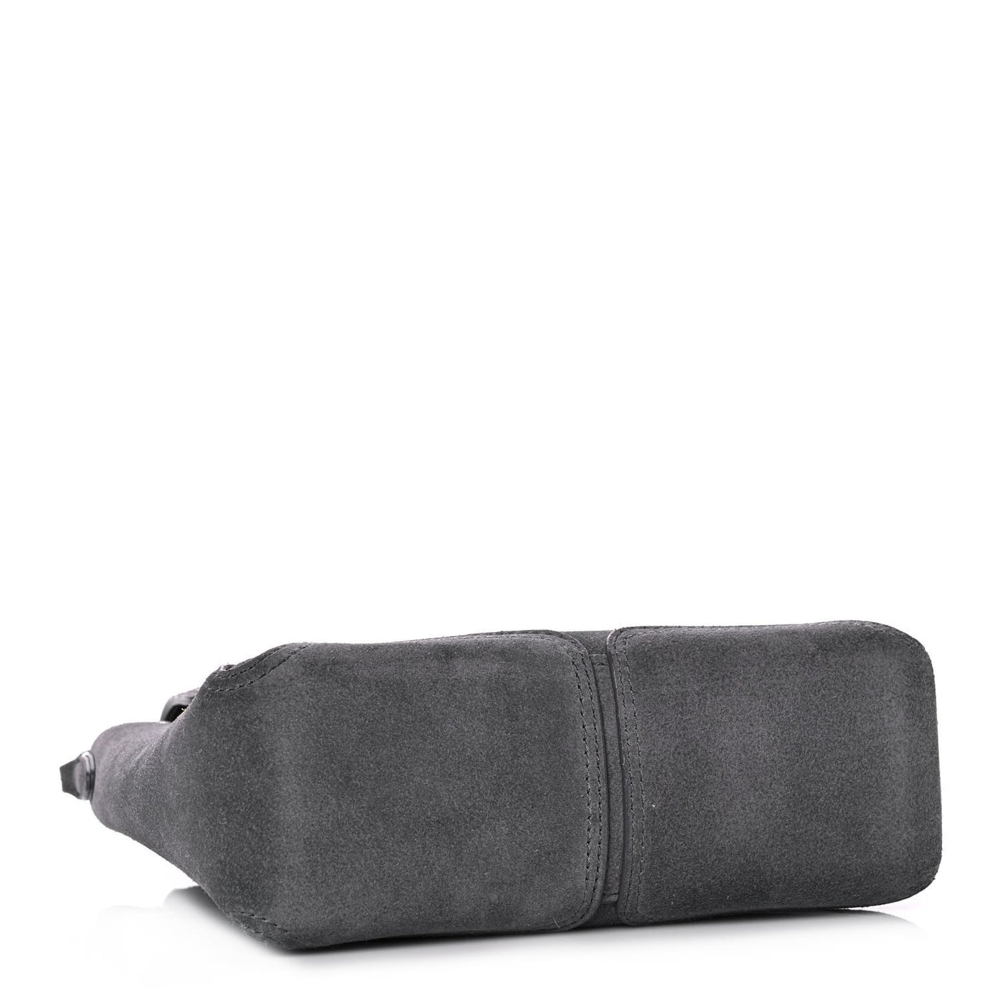 Suede Eyelet Mini Pashli Satchel Grey