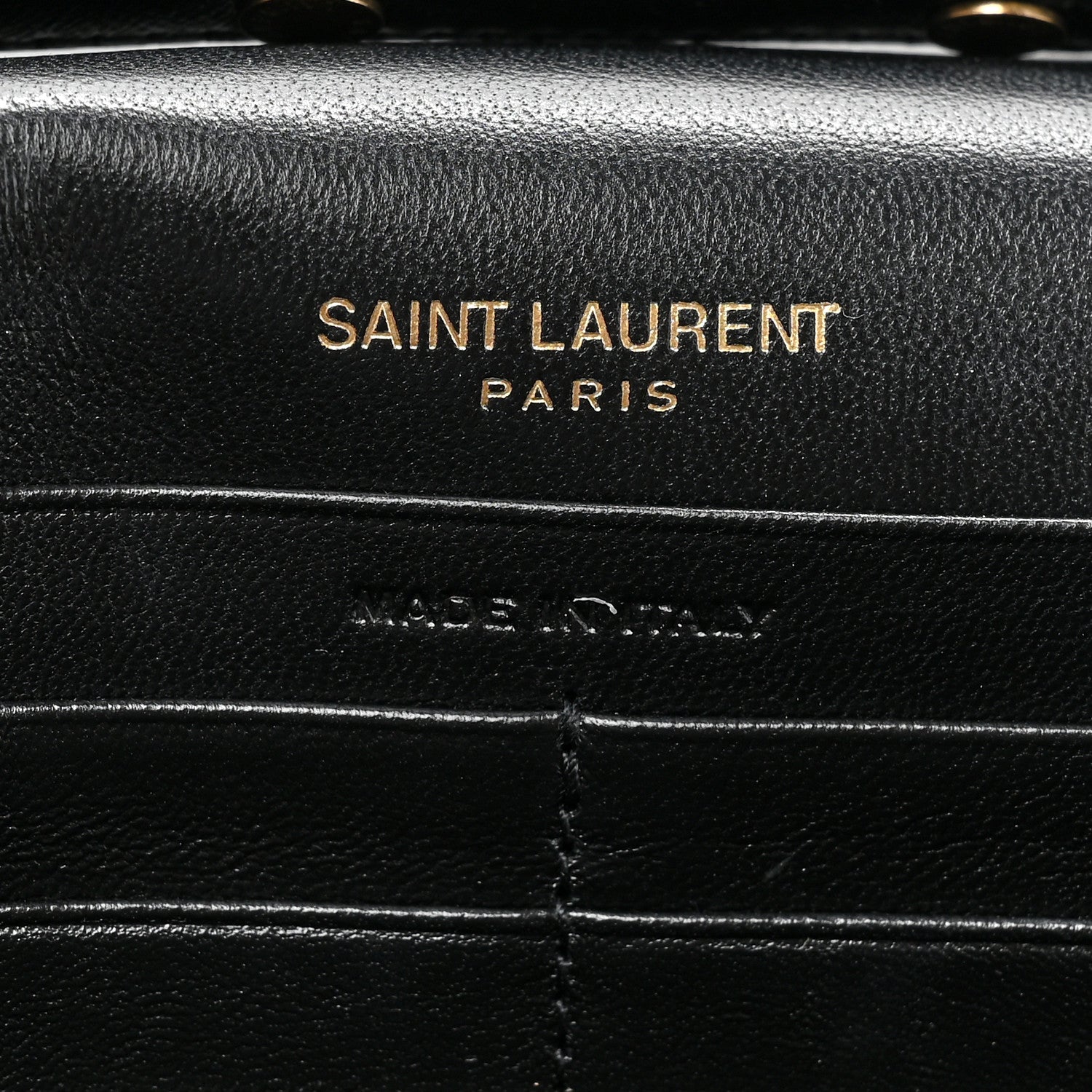 Saint Laurent Calf Hair Monogram Chain Wallet Leopard 8 of 16
