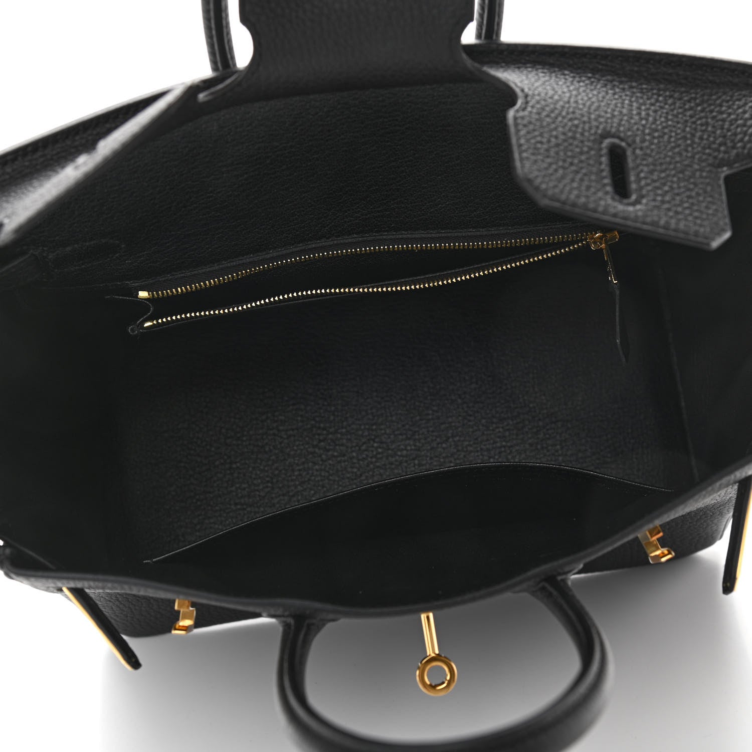 Hermes Togo Birkin 25 Black 5 of 11