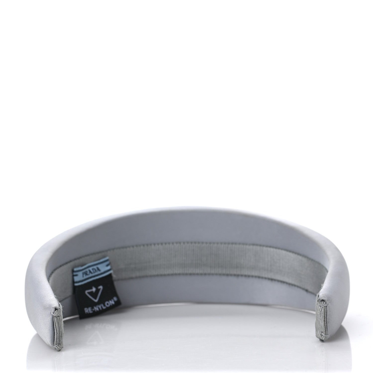 Prada Re-Nylon Triangle Logo Headband Fiordaliso 2 of 3