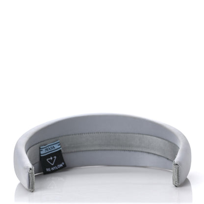 Prada Re-Nylon Triangle Logo Headband Fiordaliso 2 of 3