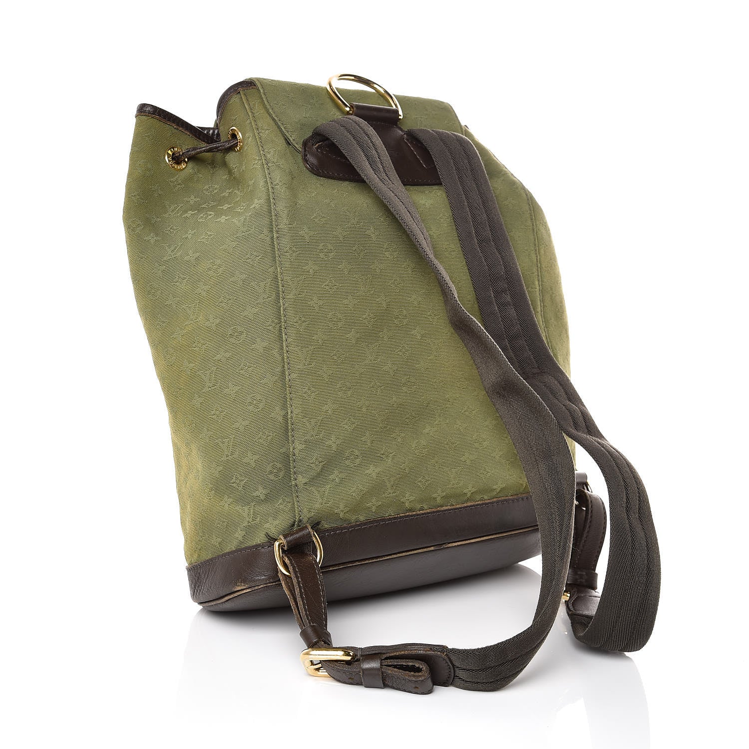 Louis Vuitton Mini Monogram Montsouris GM Backpack Kaki 3 of 13