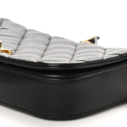 Chanel Calfskin Quilted Nailed CC Flap Bag Black 10 of 10