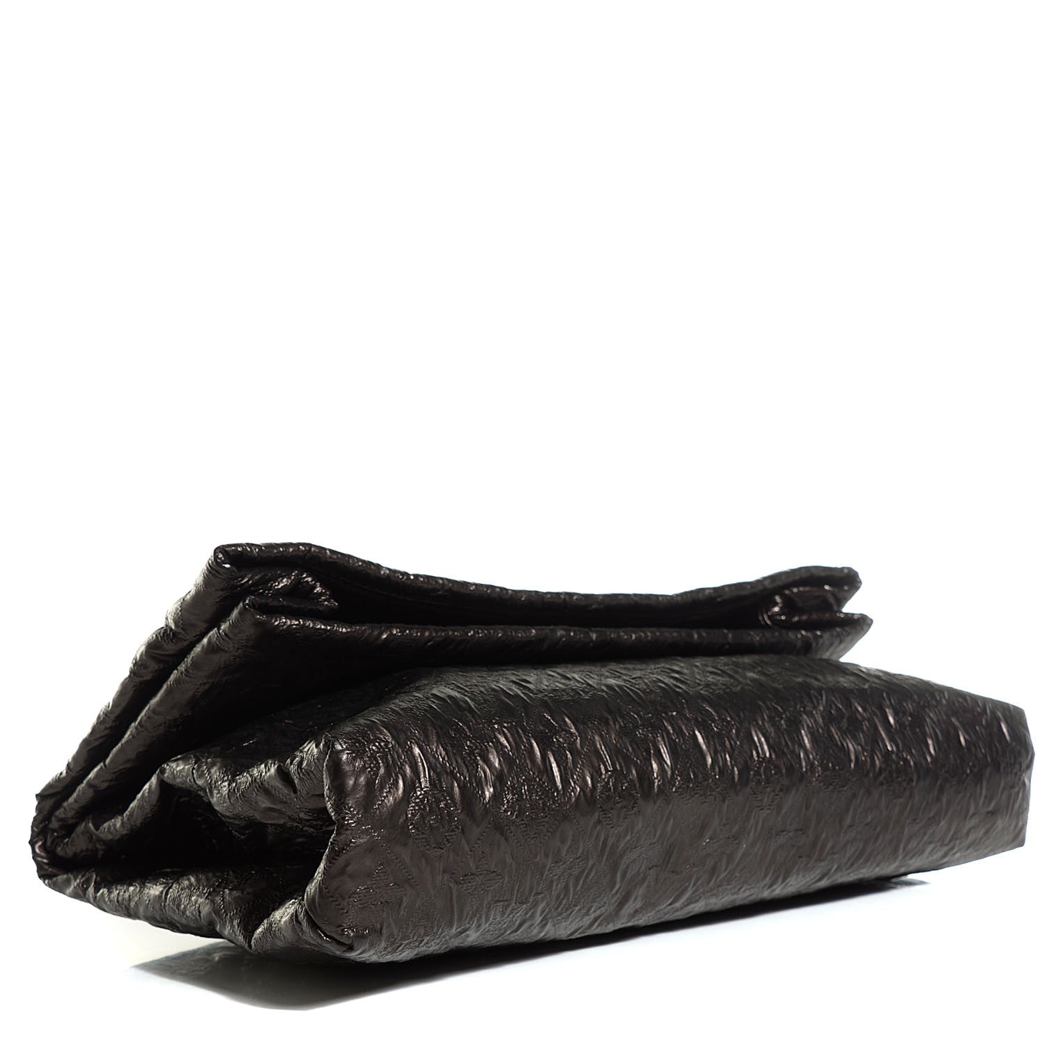 Louis Vuitton Jacquard Quilted Monogram Limelight Clutch PM Black 4 of 7