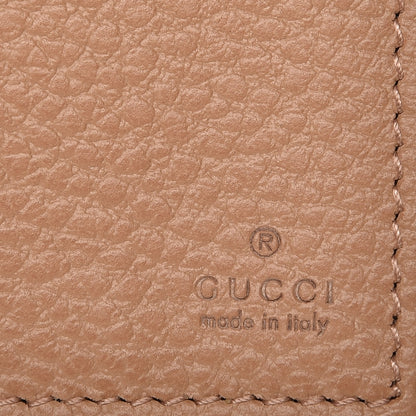 Gucci Dollar Calfskin Mini Swing Wallet Bag Camelia Mineral Blue 7 of 7