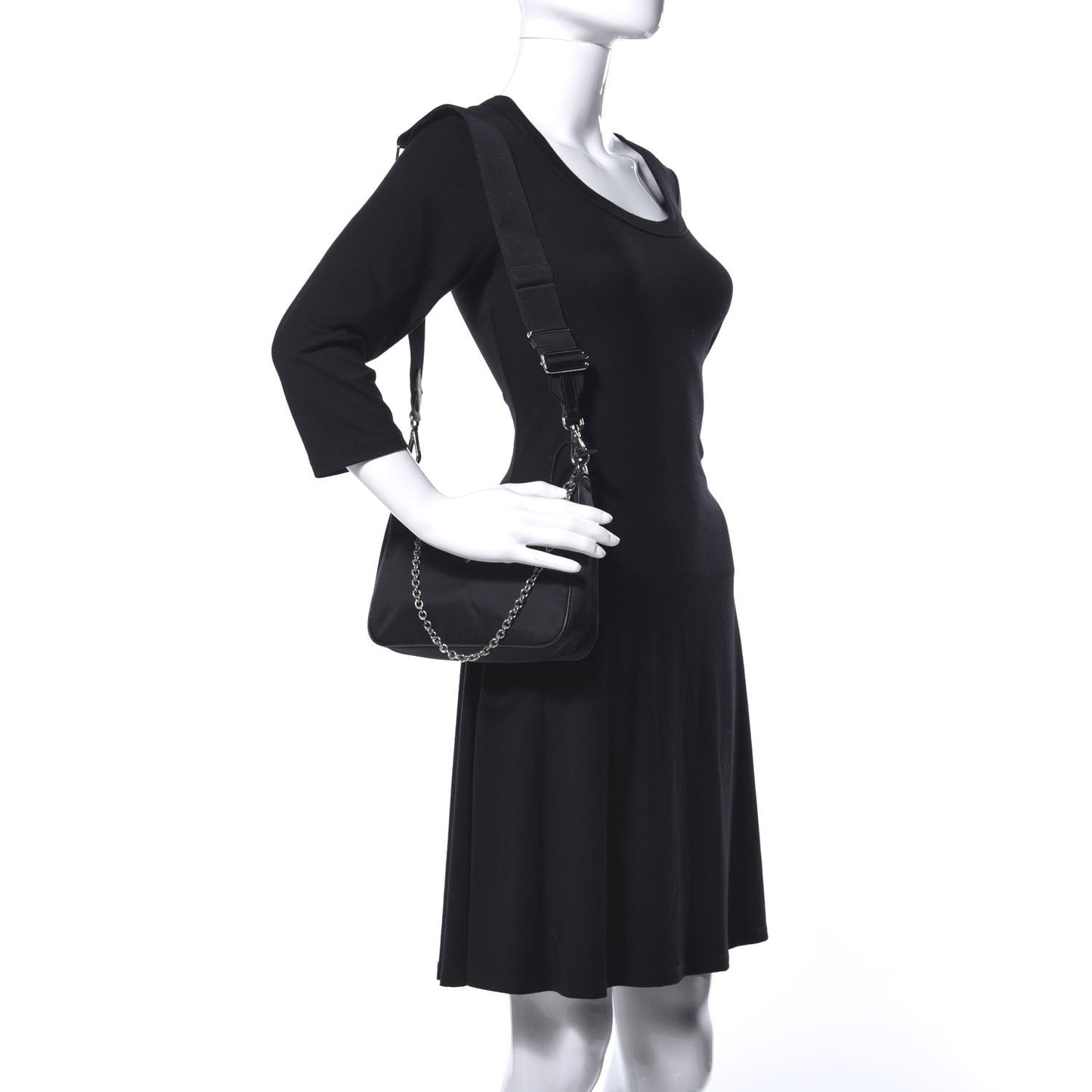 Nylon Re-Edition 2005 Shoulder Bag Black