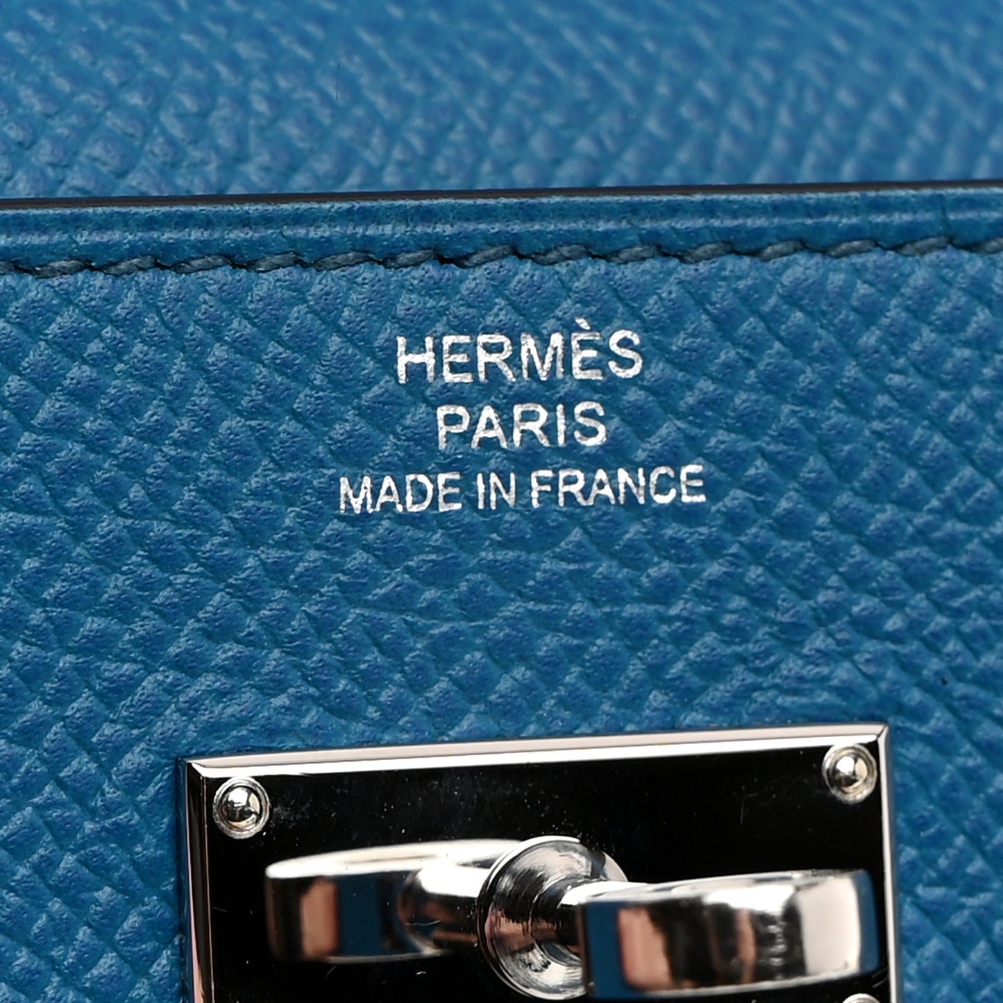 Epsom Kelly Longue Wallet Bleu Izmir