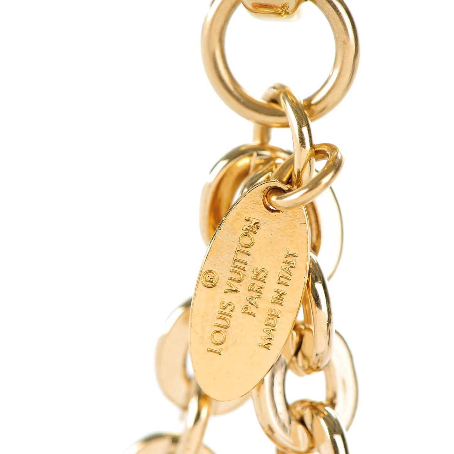 Monogram Ball Charm Key Chain Blush