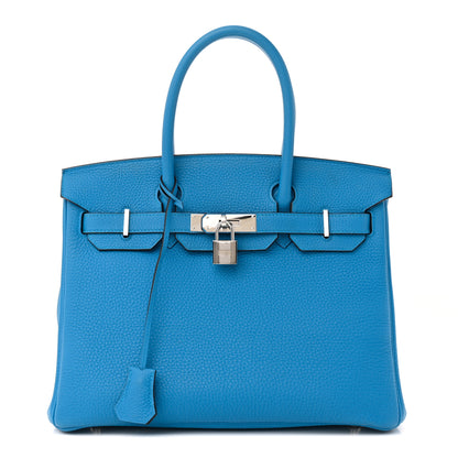 Hermes Togo Verso Birkin 30 Bleu Zanzibar Malachite 1 of 14