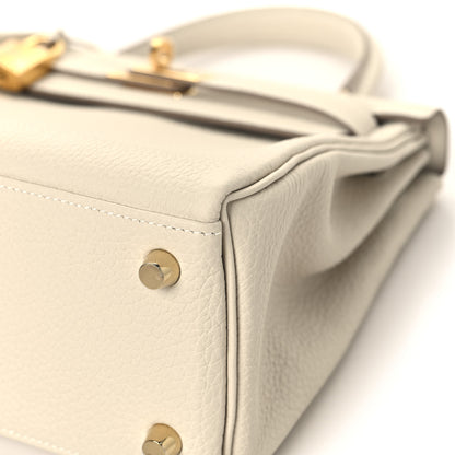 Hermes Togo Kelly Retourne 25 Craie 10 of 13