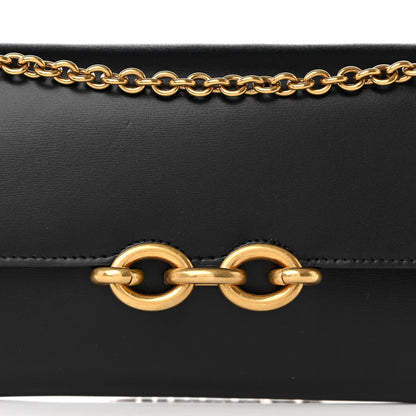 Saint Laurent Smooth Calfskin Le Maillon Chain Wallet Black 8 of 11
