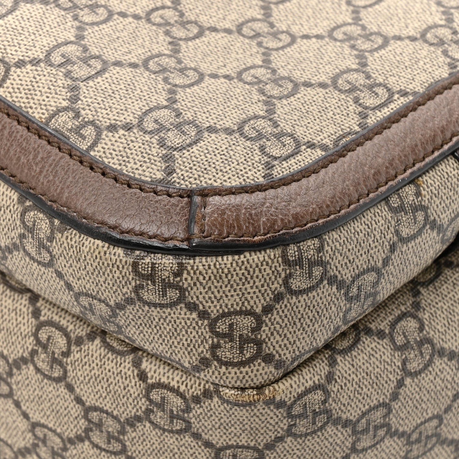 Gucci GG Supreme Monogram Medium Ophidia Day Backpack Brown 9 of 15
