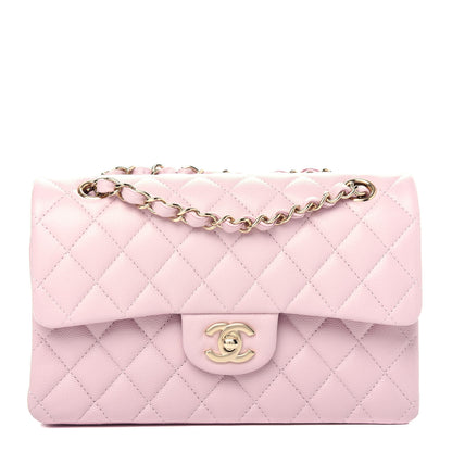 Chanel Caviar Quilted Small Double Flap Light Pink 1 of 10