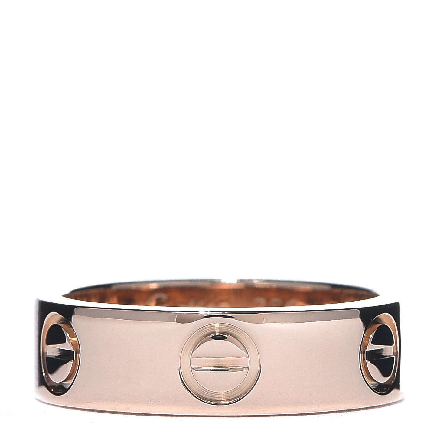 18K Pink Gold 5.5mm LOVE Ring 51 5.75