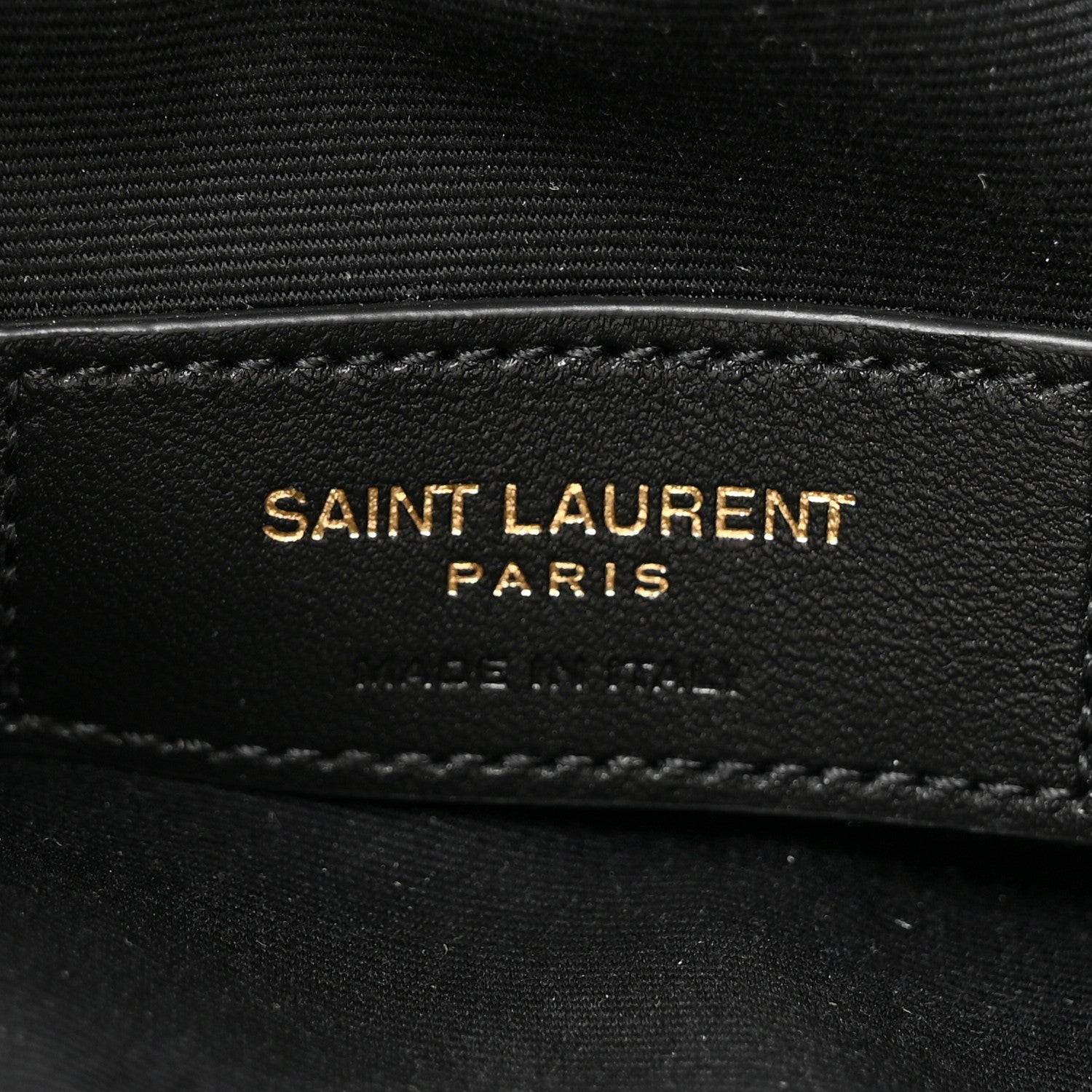 Saint Laurent Lambskin Quilted Le Maillon Bucket Bag Crema Soft 6 of 10