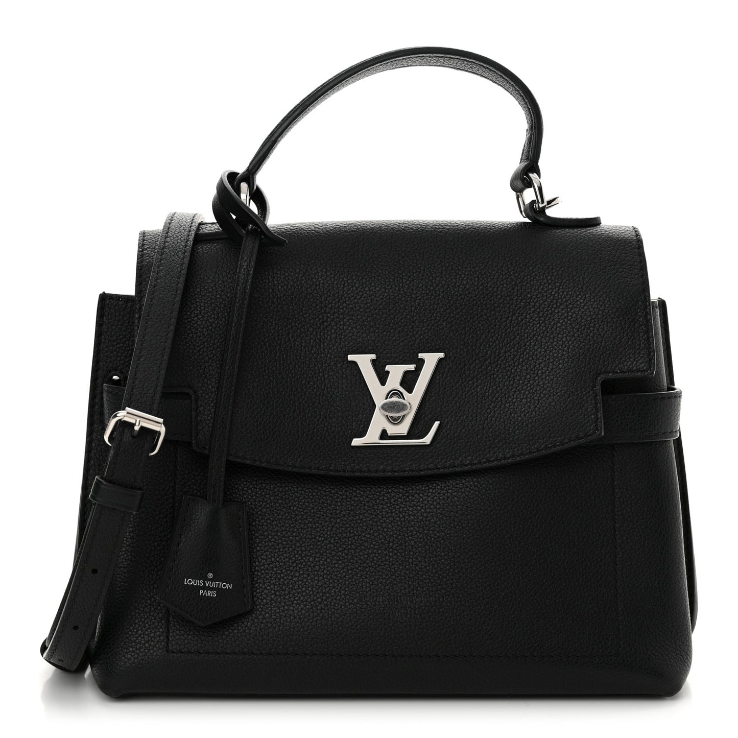 Soft Calfskin Lockme Ever Black