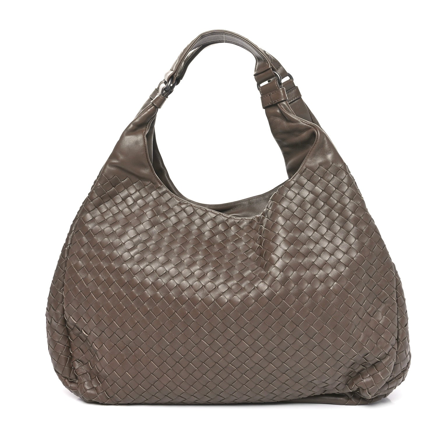 Bottega Veneta Nappa Intrecciato Large Campana Ash Scuro 1 of 11