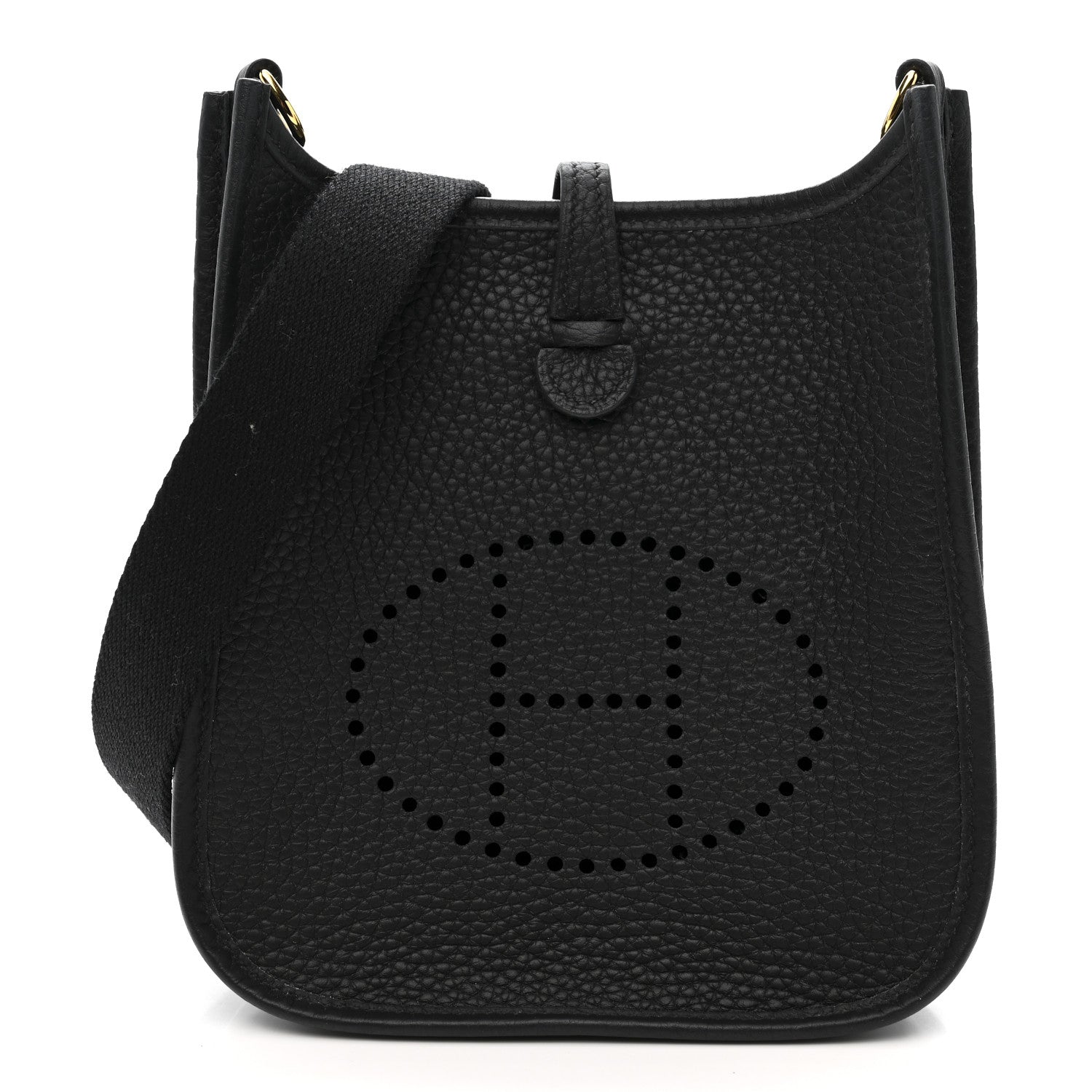 Hermes Taurillon Clemence Evelyne TPM Black 1 of 11
