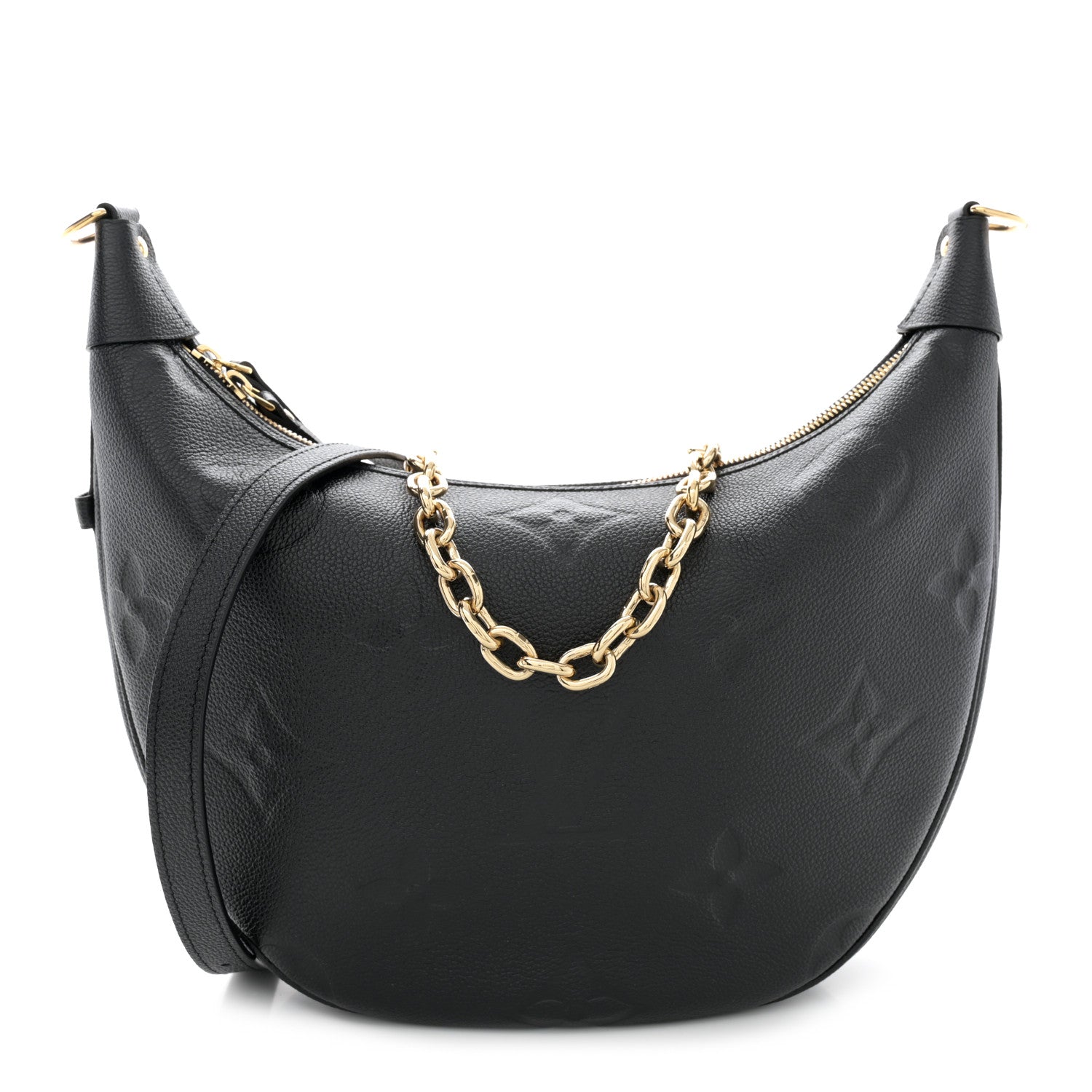 Louis Vuitton Empreinte Monogram Giant Loop Hobo Black 1 of 11